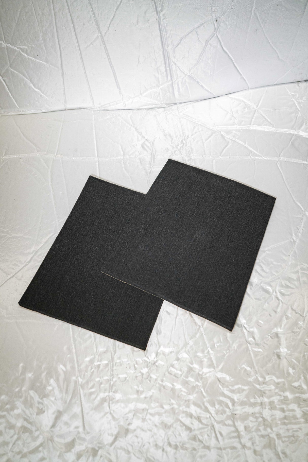 15mm flat foam fireproof soundproofing material, made in the UK to our specifications.