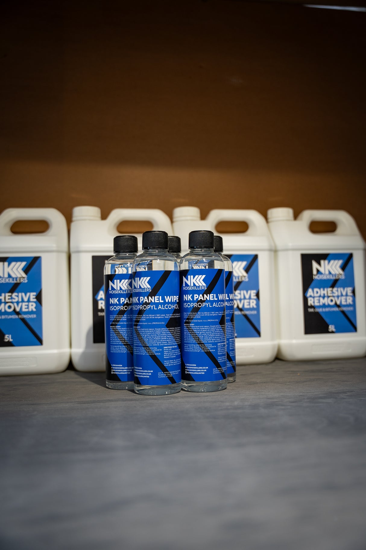 NK Adhesive Remover & NK Panel Wipe Package