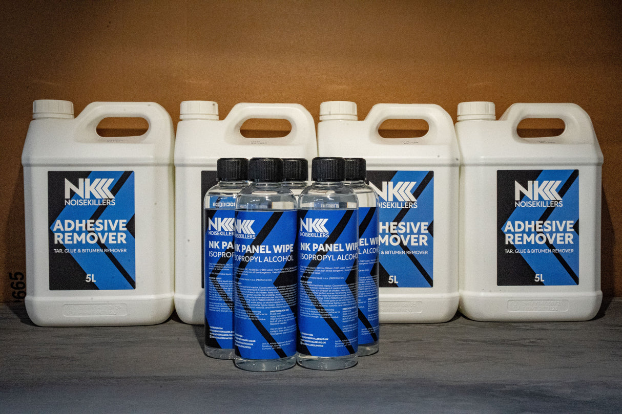 NK Adhesive Remover & NK Panel Wipe Package