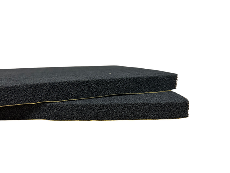 15mm flat foam fireproof soundproofing material, made in the UK to our specifications. 