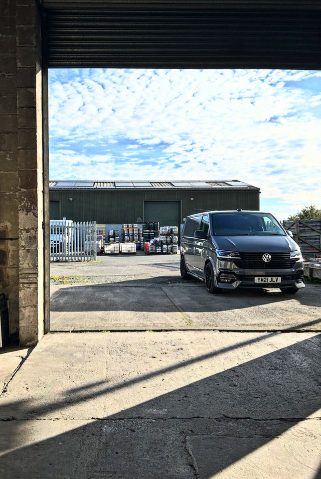Picture of VW T6 as a representation f the kit size for this insulation kit. 