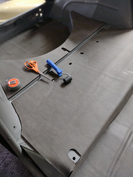 Floor section of a Citroen 2CV in Sound Barrier